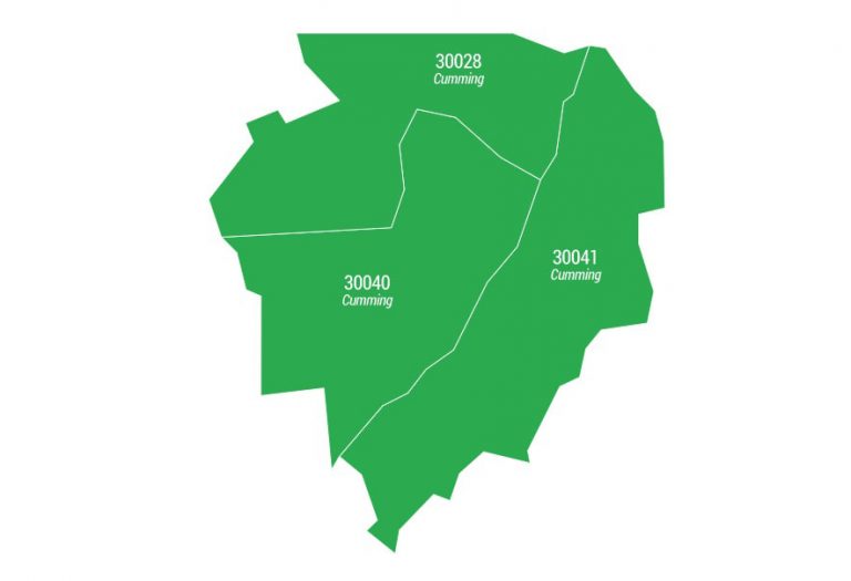 Forsyth County ZIP Code Areas Matthew Chan North Atlanta Realty Broker